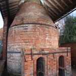 Red brick pottery kiln
