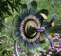 Sculpture in a garden