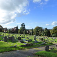 Green Lane cemetery, headstones, graves.© Farnham Town Council
