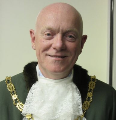 Head and shoulders of Mayor