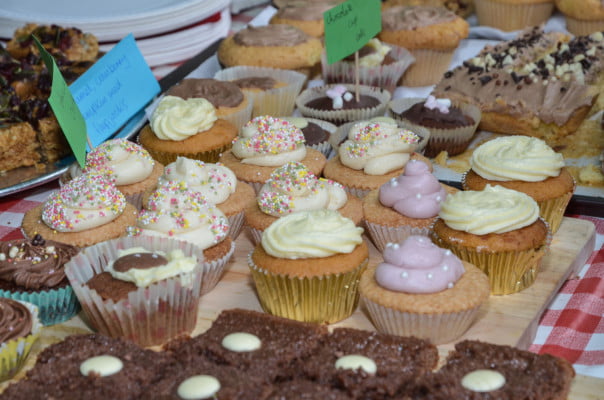 fairy cakes and, brownies.