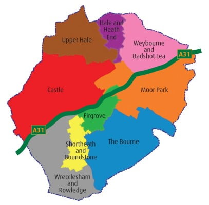 FARNHAM WARD MAP