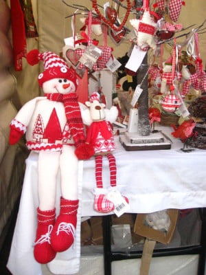 A gift stall at a Christmas Market