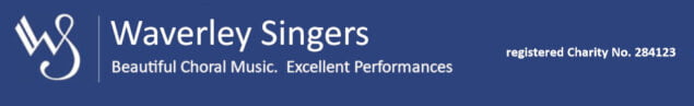 Waverley Singers website banner