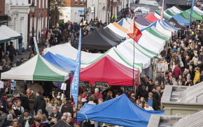 Christmas Market from above