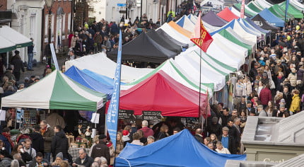 Christmas Market from above