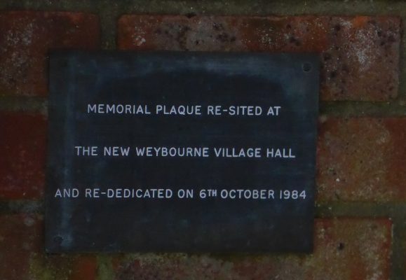 Memorial plaque