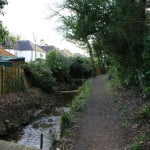 Row of houses at the Bourne