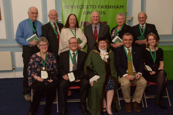 Services to Farnham Awards 2016.