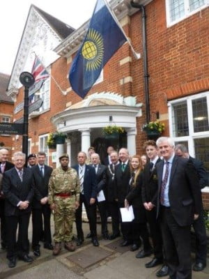 Commonwealth Day 2015. Copyright Farnham Town Council