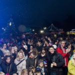 Crowds at the Christmas lights switch-on 2016