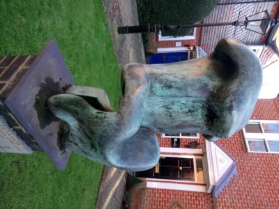 Sculpture on a plinth