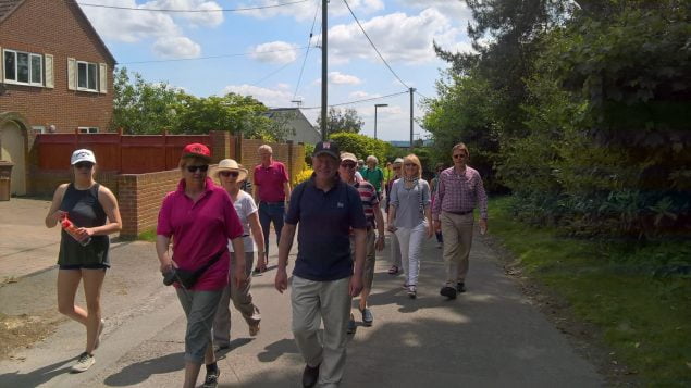 Group of people walking
