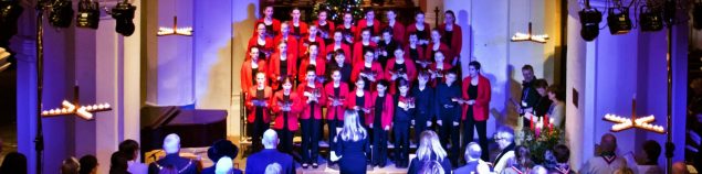 Choir inside a church.