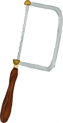 Illustration of a hack saw