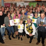 Group of people with awards