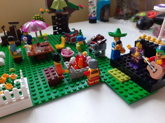 Garden made from Lego