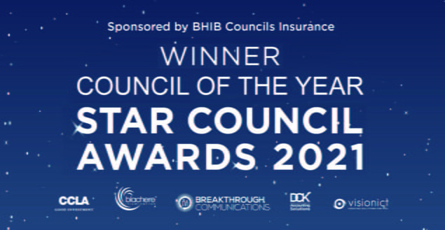 Poster showing Star Council Awards 2021