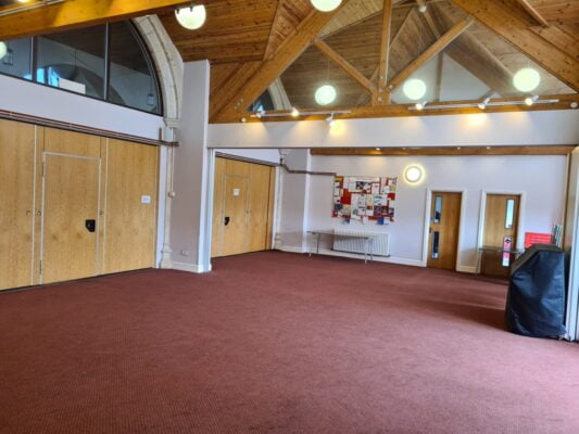 The main hall of St George’s Church