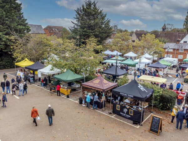 Market stalls