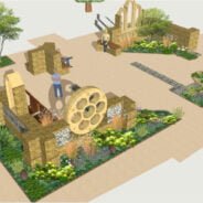 Artist's impression of a garden