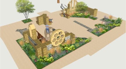 Artist's impression of a garden