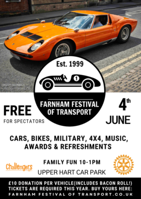 Event poster for the Festival of Transport