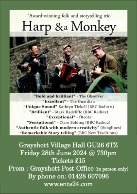 Poster for a music event