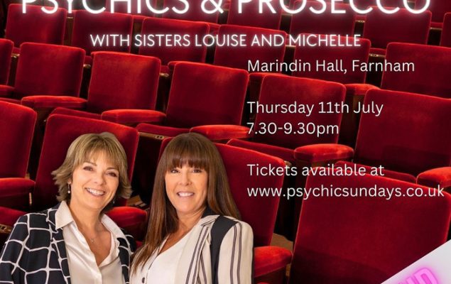 poster advertising Psychics & Prosecco event
