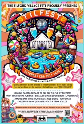 Flyer for a village fete