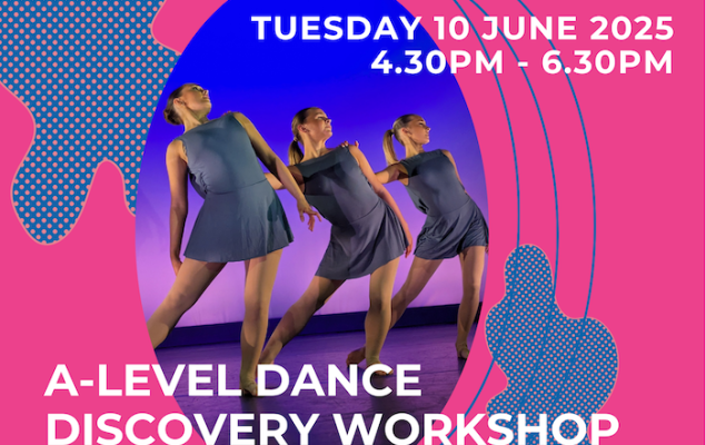 Poster advertising a dance event