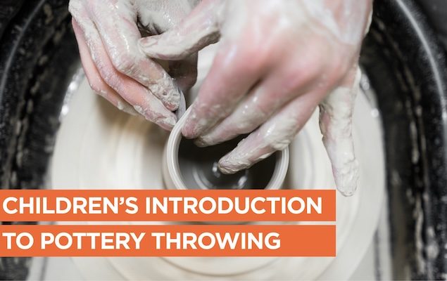 Poster for a pottery throwing event