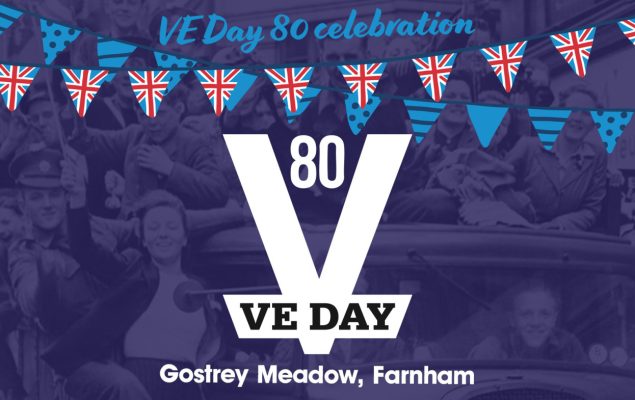 Poster advertising VE Day 80