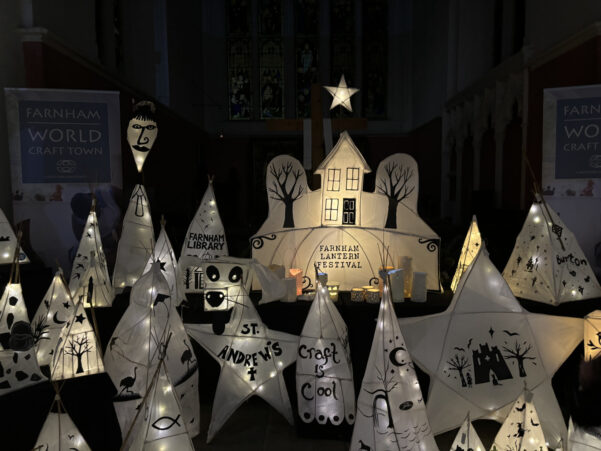 Group of paper lanterns.