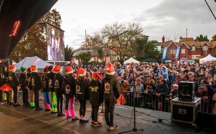 Christmas Lights Stage