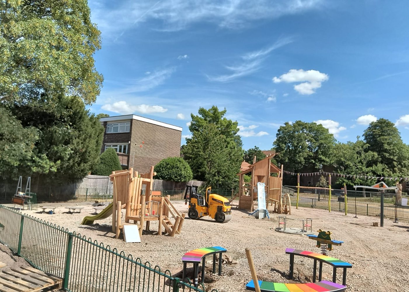 Playground under construction.