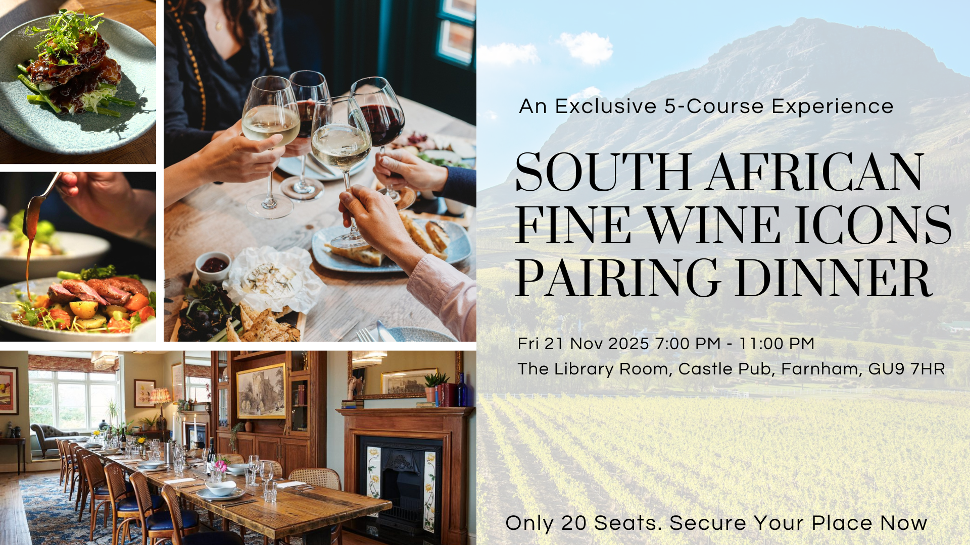 South African Fine Wine Icons Pairing Dinner 2