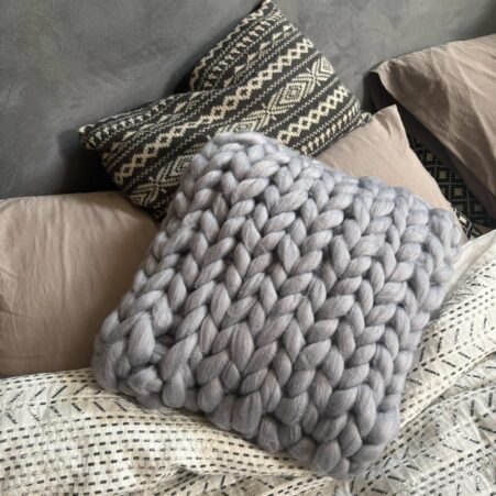 Cleo Knitted Bag or Knitted Cushion
