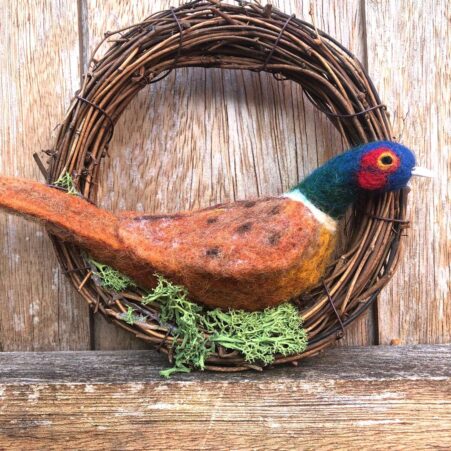 Needle Felted Pheasant