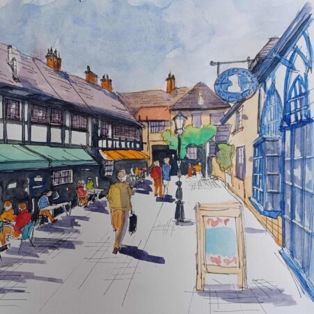 Try urban sketching in Farnham