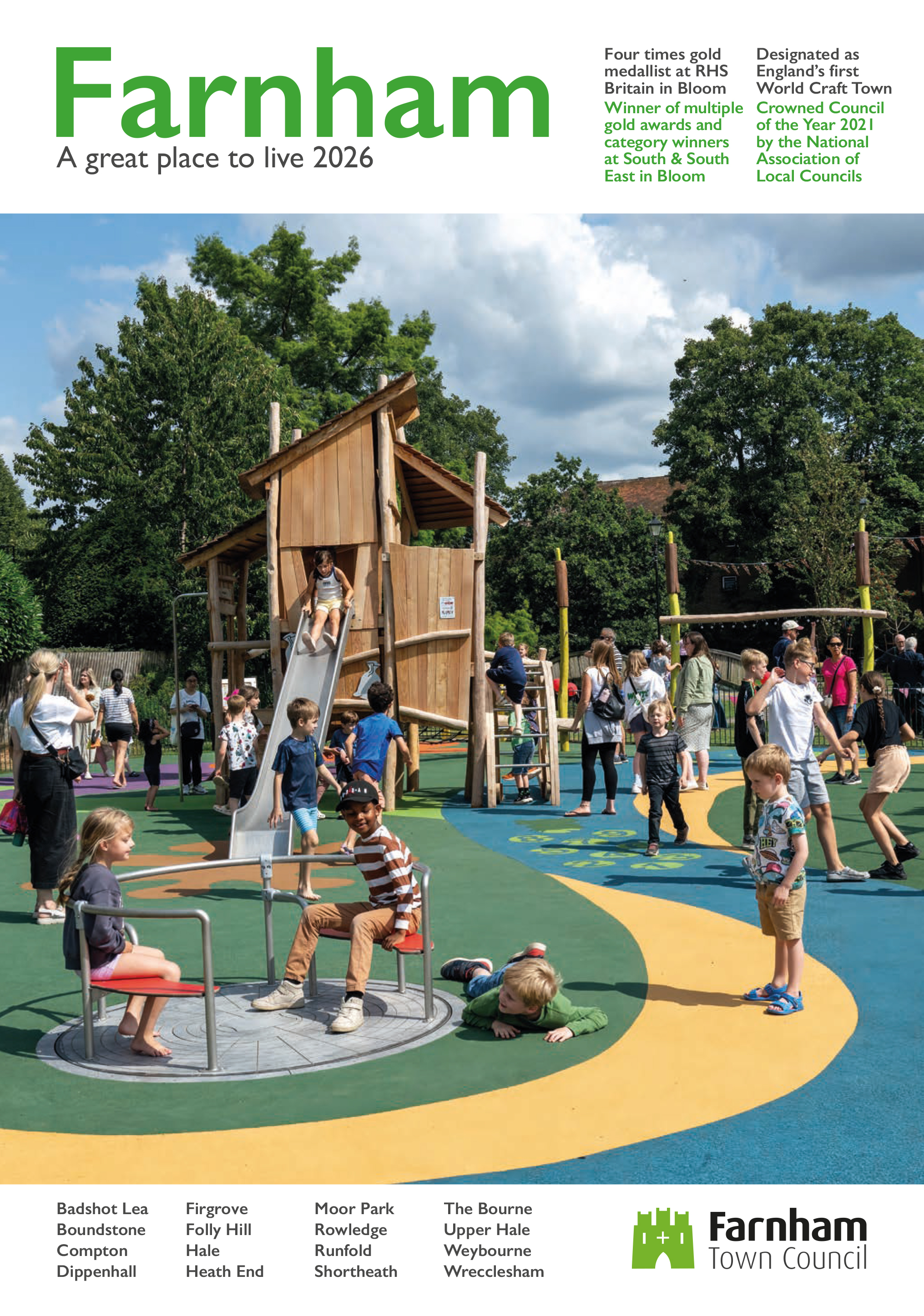 Front cover of the 2026 residents' guide.