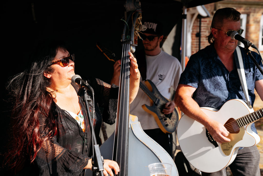 Missy Nelson performing at Farnham Food Festival