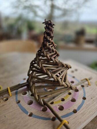 Corn Dolly Spiral Making