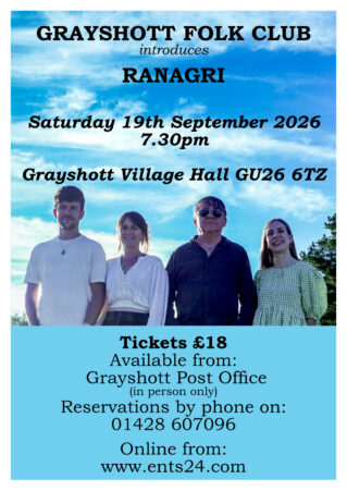 Grayshott Folk Club introduces: RANAGRI