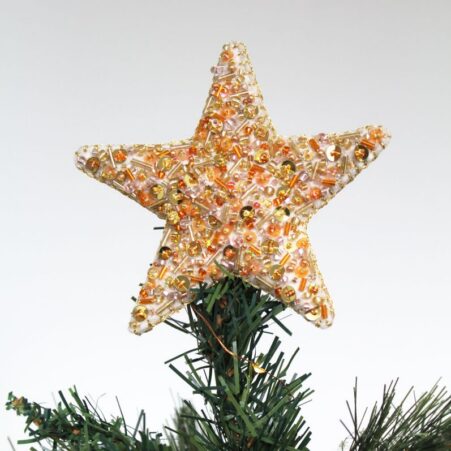 Beaded Star Tree Topper