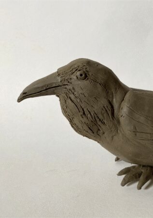 cygnets-art-school-farnham-crow-with-clay-workshop