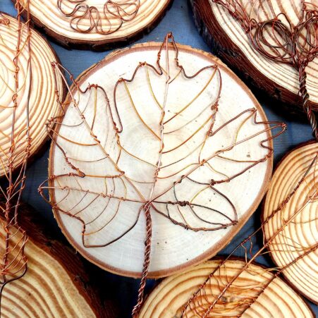 Festival of Crafts: Autumn Wire Leaves