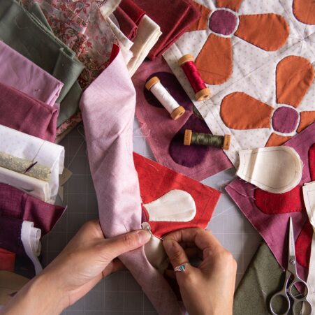Gathered: Learn the art of needle turn hand applique with Yasmeen Branton