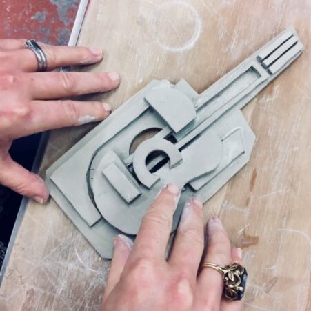 Monthly Makes: Blue Guitar – Picasso inspired sculptures