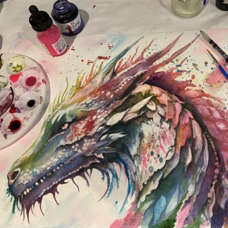 Mythical Creatures in Watercolour